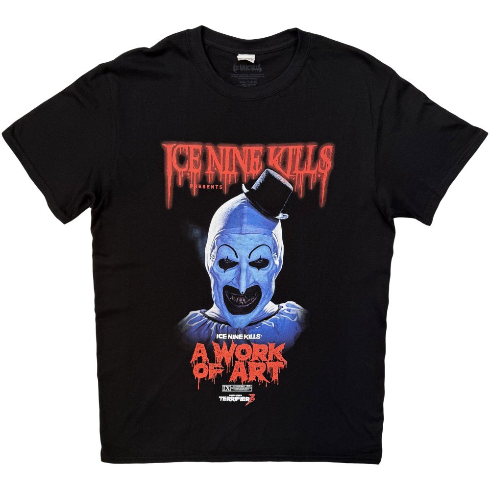 Ice Nine Kills - A Work of Art Clown Tshirt Homme - Noir